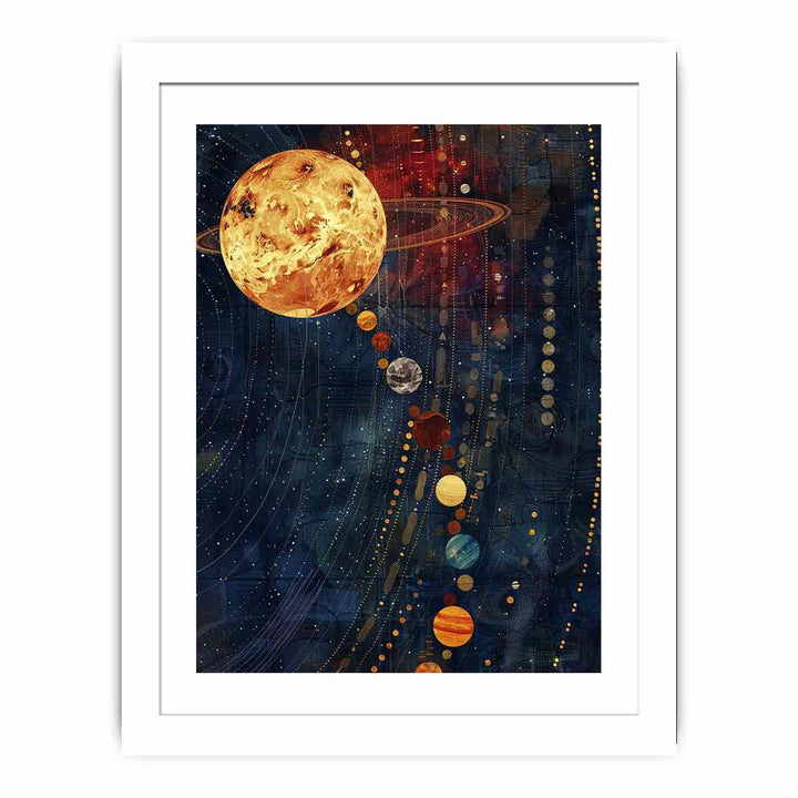 Solar System Streched canvas