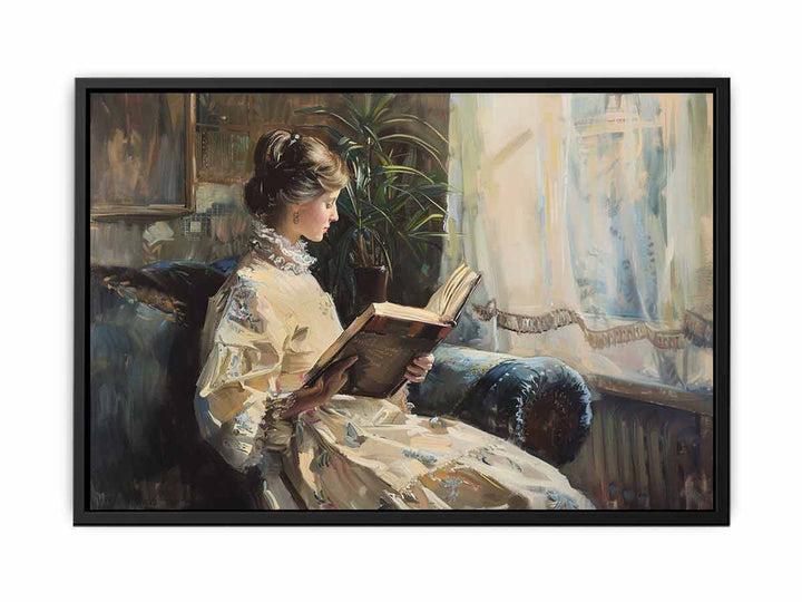 Woman Reading Painting  Painting