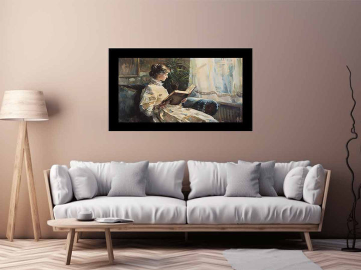 Woman Reading Painting 