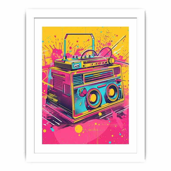 Boombox  Streched canvas