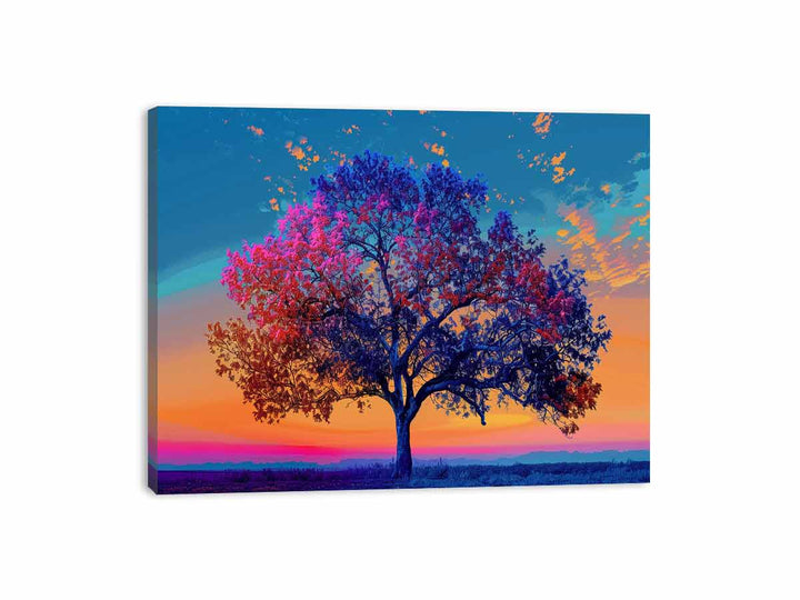 Coloful Tree  Canvas Print