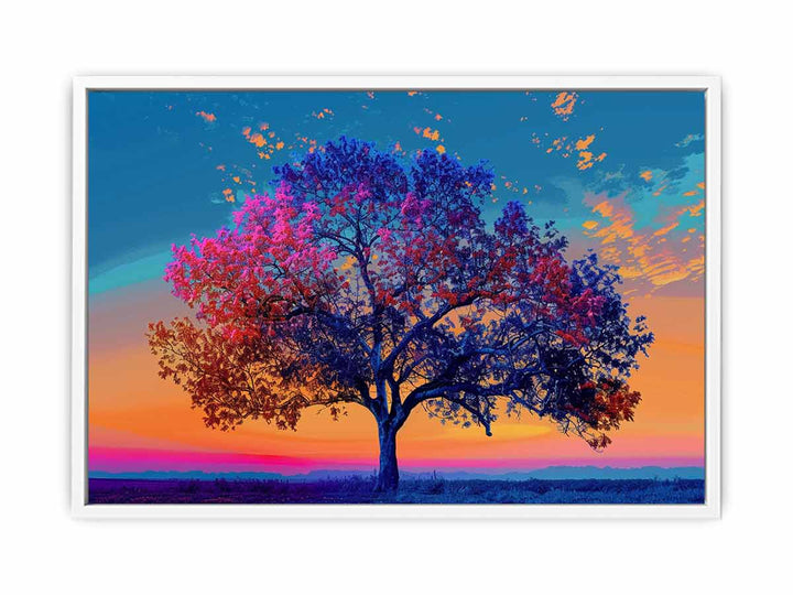 Coloful Tree  Framed Print