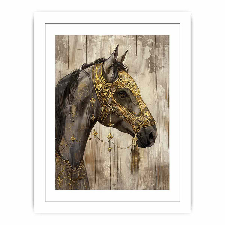 Arabin Horse Streched canvas