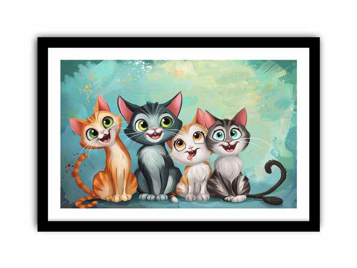 Cats   Art Print