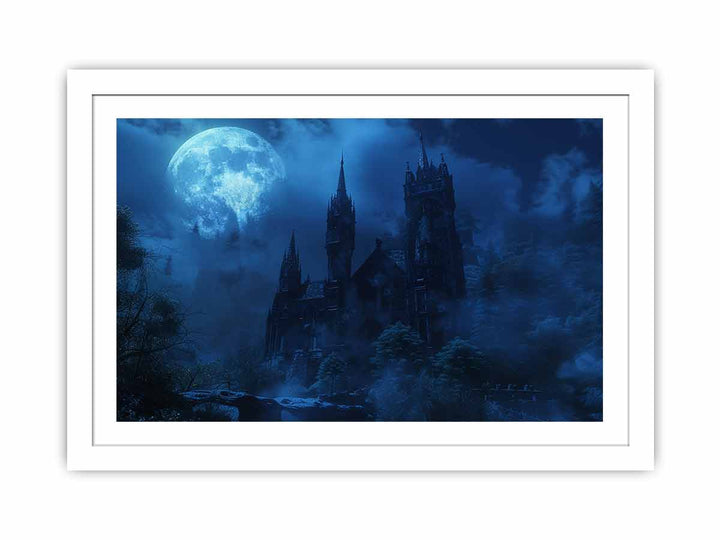 Castle Moon  Streched canvas