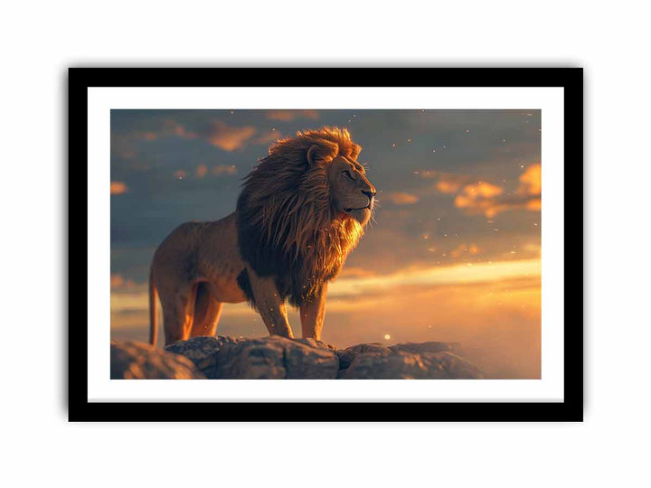 Stunning Lion  Art Print