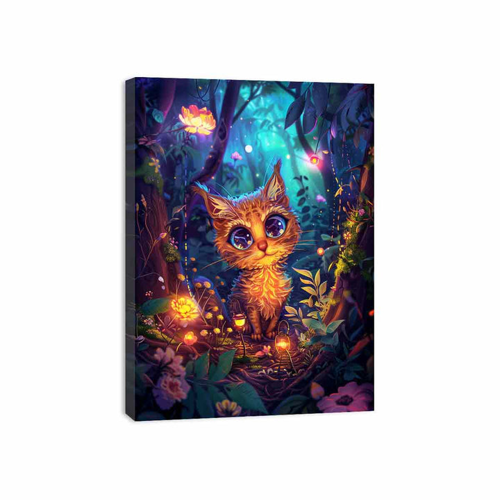 Mystical Cat  Canvas Print