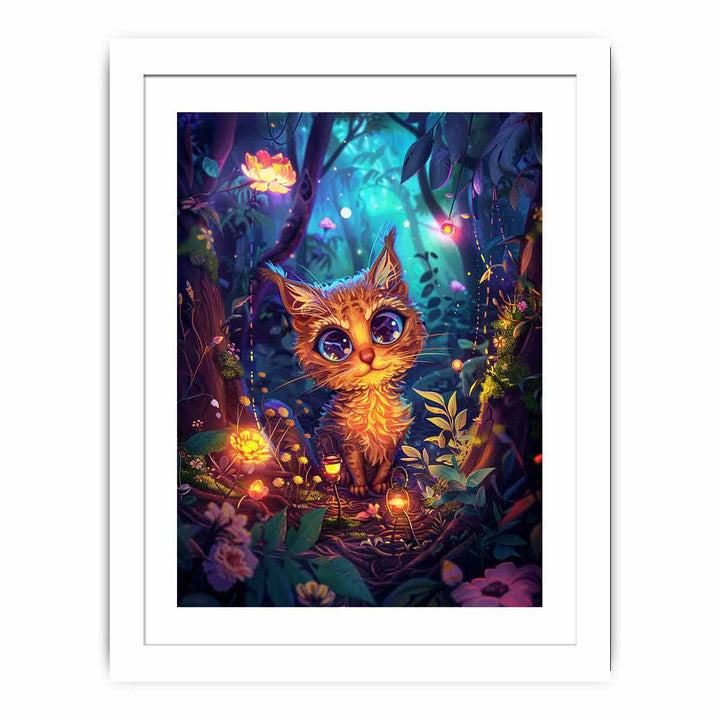 Mystical Cat  Streched canvas