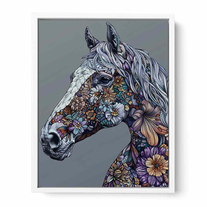 Colorfull Horse  Framed Print