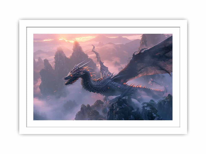 Dragon Flying  Streched canvas