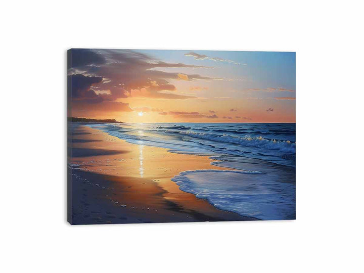 Beach Scene  Canvas Print