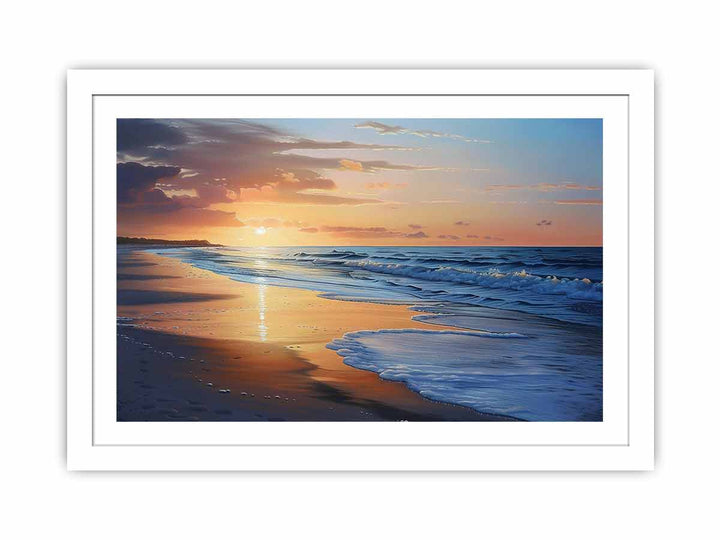 Beach Scene  Streched canvas