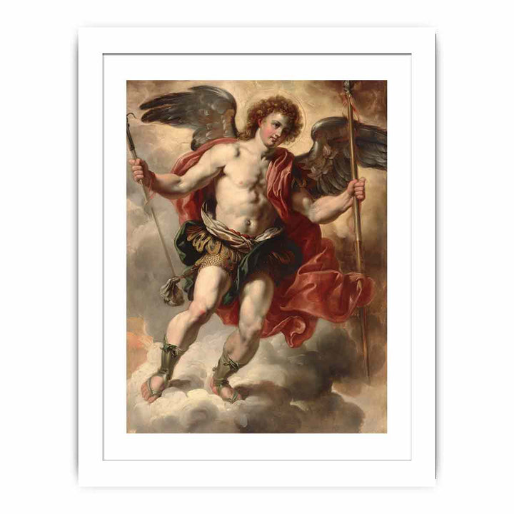 Saint Michael The Archangel Streched canvas