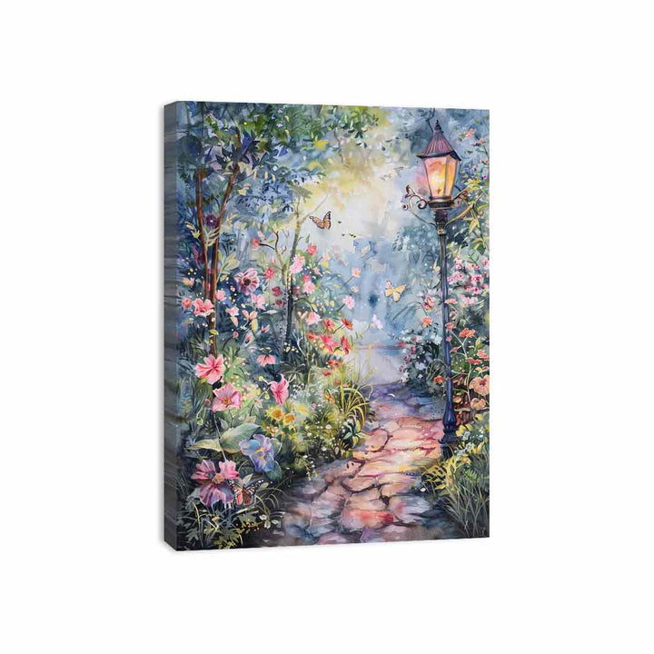 Evening Garden  Canvas Print