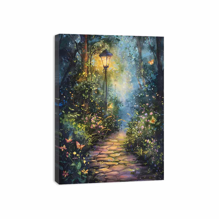 Evening Garden  Canvas Print