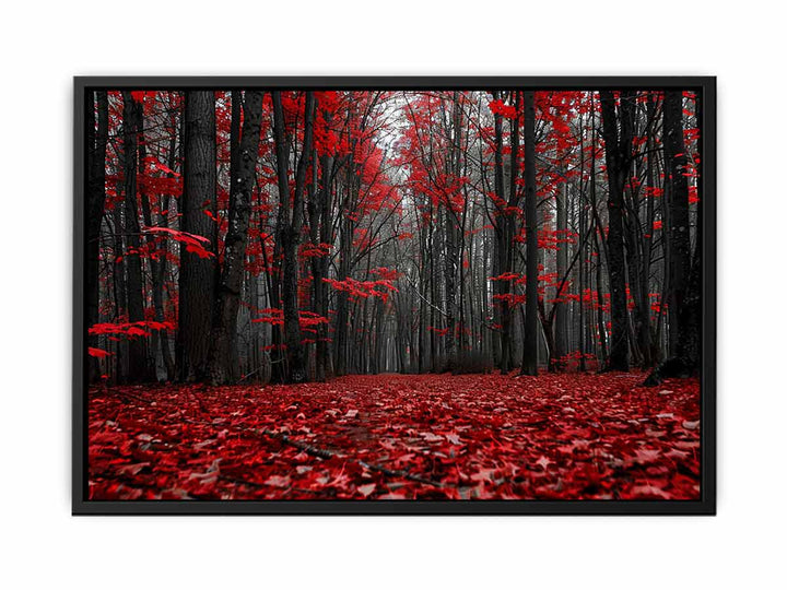 Red Forest  Painting