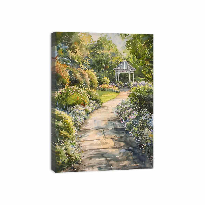 Hamptons Garden  Canvas Print