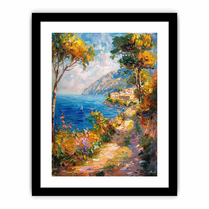 Impressionist Beach  Art Print