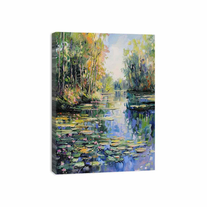 Lake Side  Canvas Print