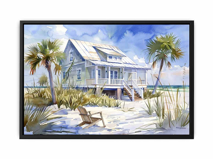 Beach House   Painting