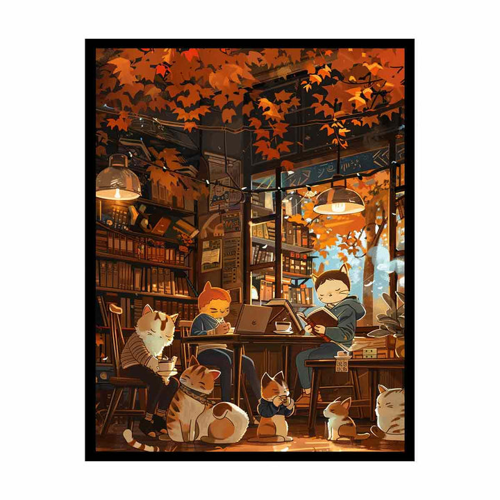 Cartoon Cafe   Painting