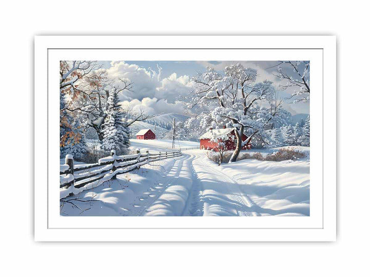 Winter Landscape  Streched canvas