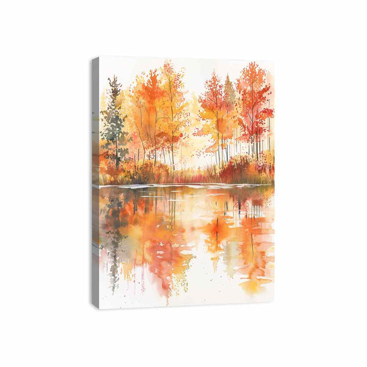 Lake Side  Canvas Print