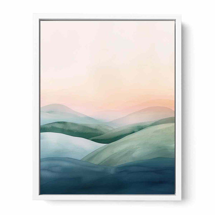 Serene Landscape  Framed Print