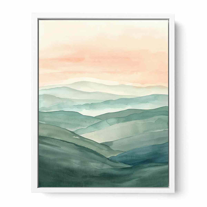 Serene Landscape  Framed Print