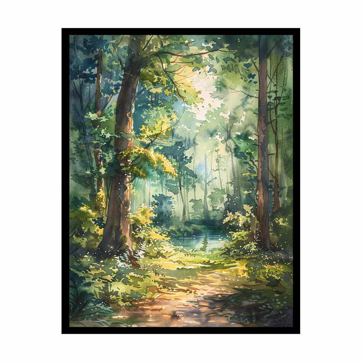 Forest Path   Painting