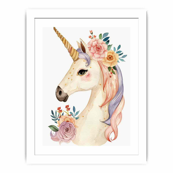 Cute Unicorn Streched canvas