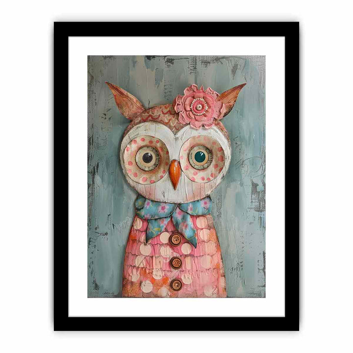 Baby Owl   Art Print