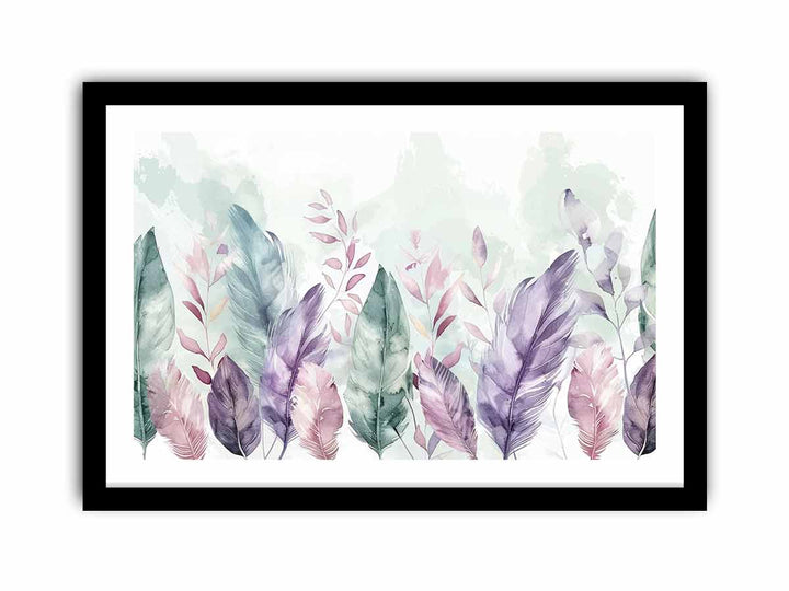 Boho Feathers   Art Print