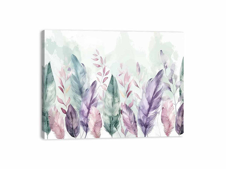 Boho Feathers  Canvas Print