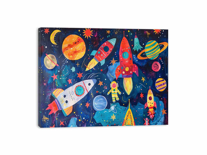 Space Adventure   Canvas Print