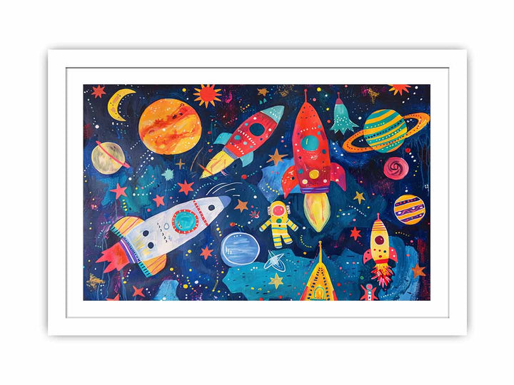 Space Adventure   Streched canvas