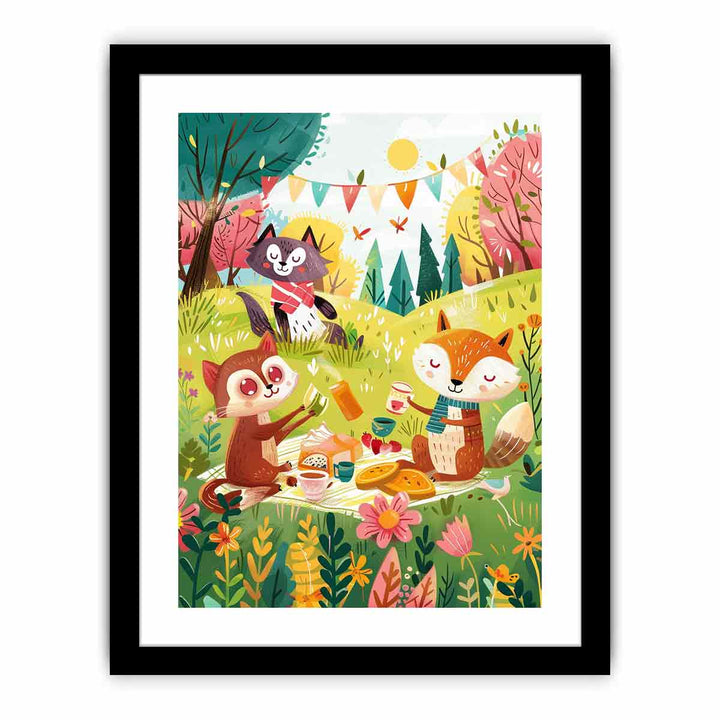 Animal Friends   Art Print