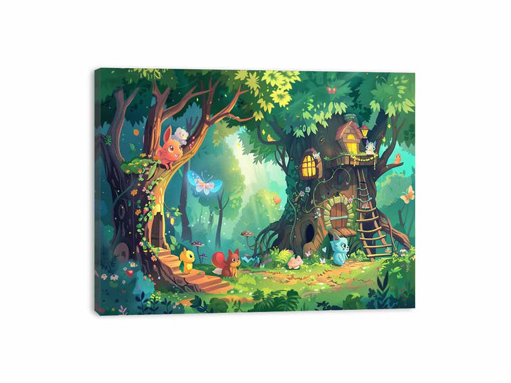 Cozy TreeHouse Canvas Print