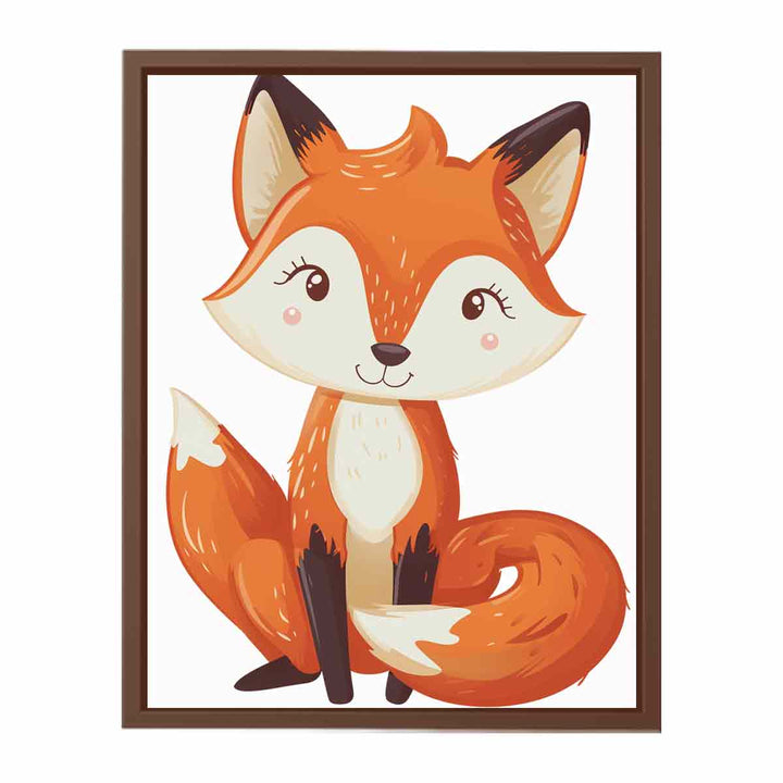 Cute Fox   Poster