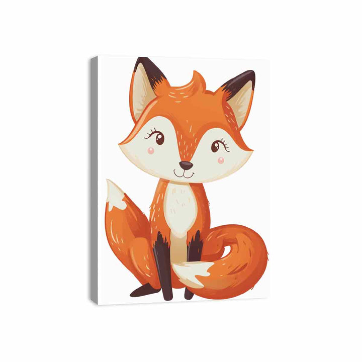 Cute Fox  Canvas Print