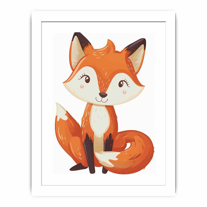 Cute Fox  Streched canvas