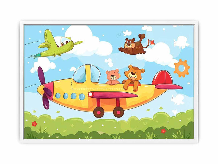 Kids Plane  Framed Print