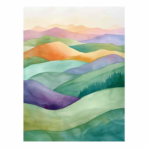 Watercolor  Landscape 