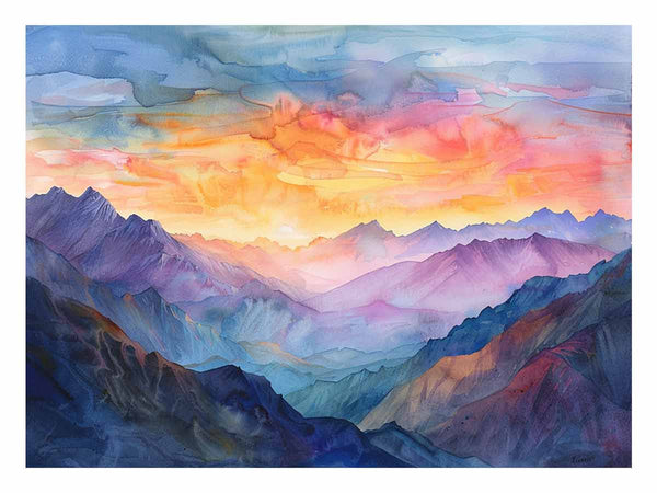 Watercolor  Landscape 