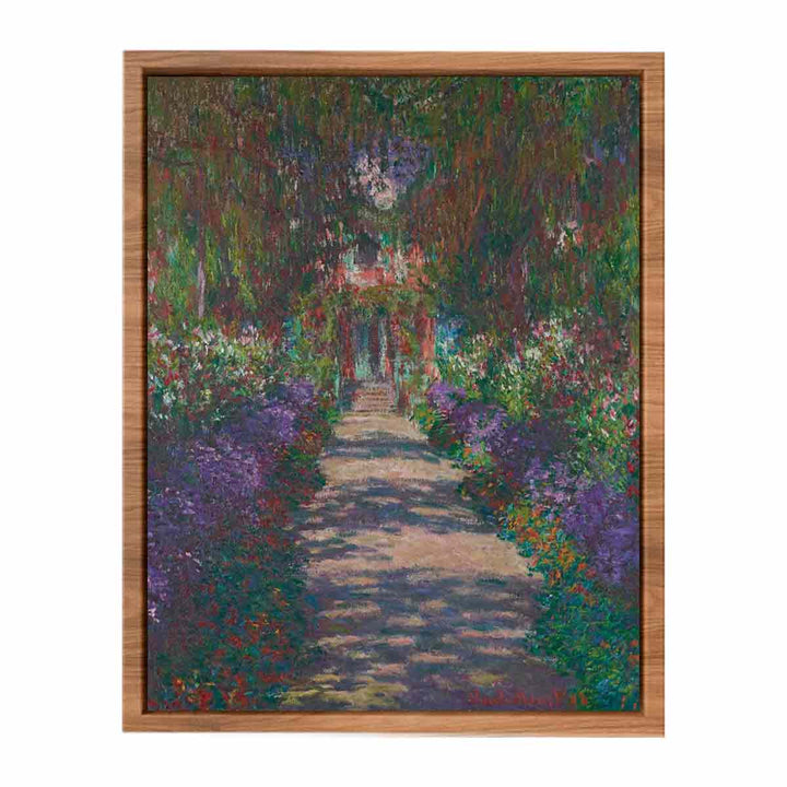 A Pathway in Monet's Garden in Giverny  Poster