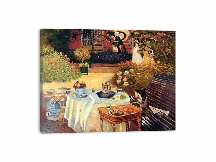 Monet: Luncheon Canvas Print