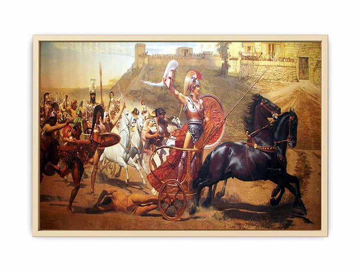 triumph of achilles painting  Art Print