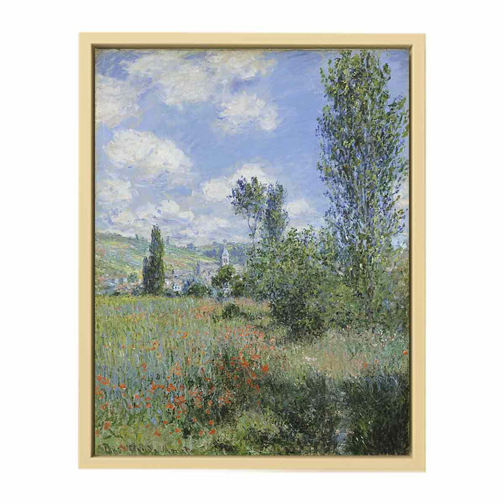 View of Vetheuil  Art Print