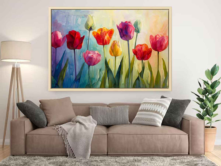 Tulip Painting Art Print