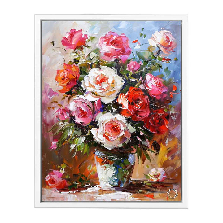 Flower in a Vase Canvas Painting